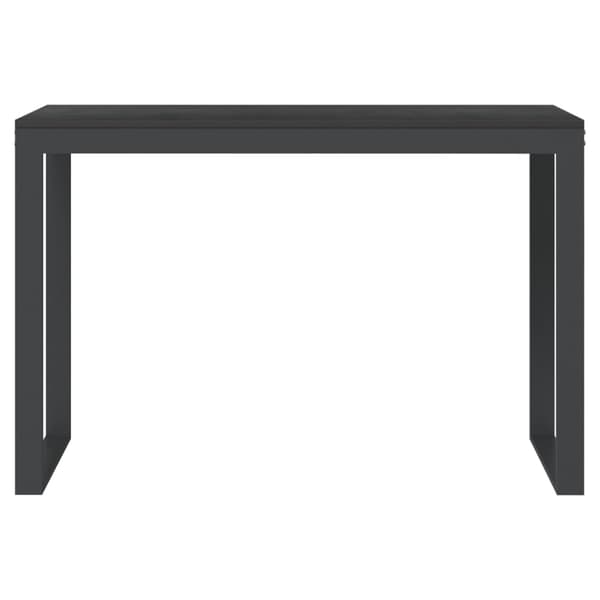 vidaXL computerbord, sort, 110x60x73 cm, spånplade