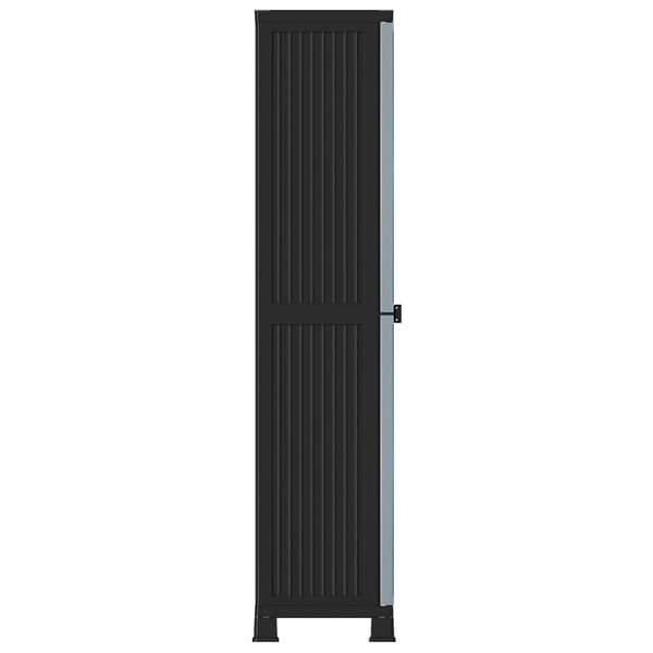 vidaXL Plastskåp, 68x39x171,5 cm
