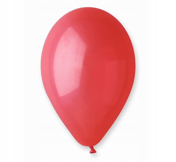 Metallisk ballong 11 Gemar Röd