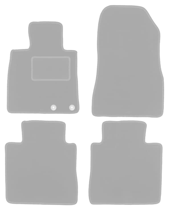 Harmaat auton matot: Nissan Note II hatchback (2012-)