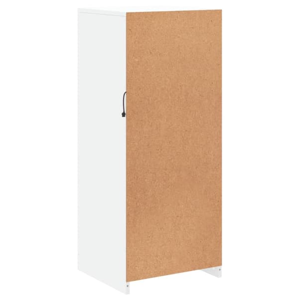 vidaXL LED-skåp vit 41x37x100 cm