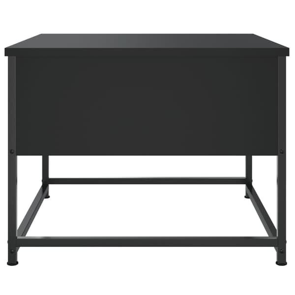 vidaXL sofabord, sort, 51x51x40 cm, træbaseret materiale