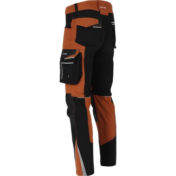 BRUNSVARTA STRETCHBYXOR, "2XL", CE, LAHTI