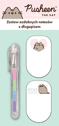 MJ51946 Sæt med 30p notesbøger. 2 stk. + Pusheen d-pis