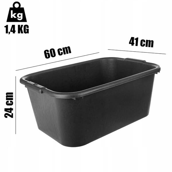 5 x PROFESSIONEL SOLID byggecontainere 40L