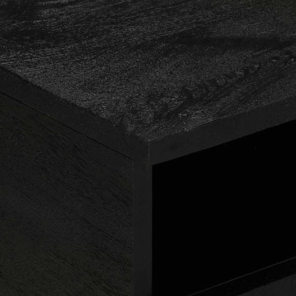 vidaXL sofabord, sort, 80x54x40 cm, træbaseret materiale