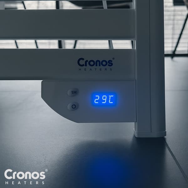 Cronos TW-500 elektrisk badeværelsesradiator hvid