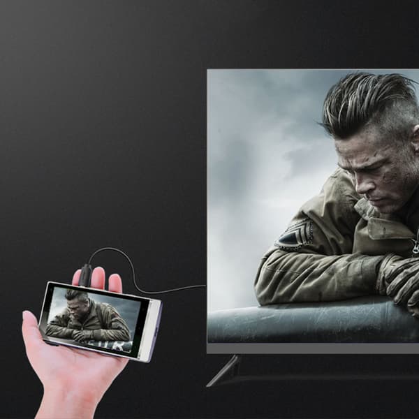Micro HDMI - HDMI 4K 60Hz 3m sort kabel