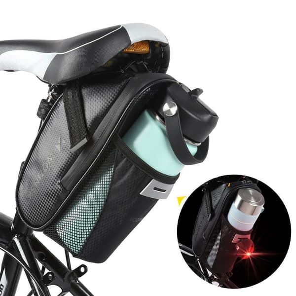 Cykelsadeltaske 1,5 l sort