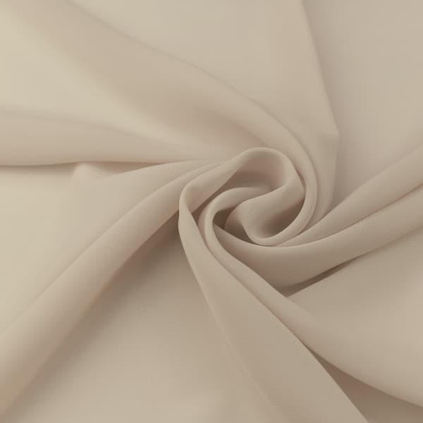 Beige chiffonmateriale