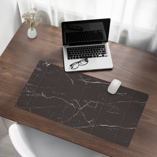 Universell skyddsmatta för datorutrustning marmorplattor 90x45 cm