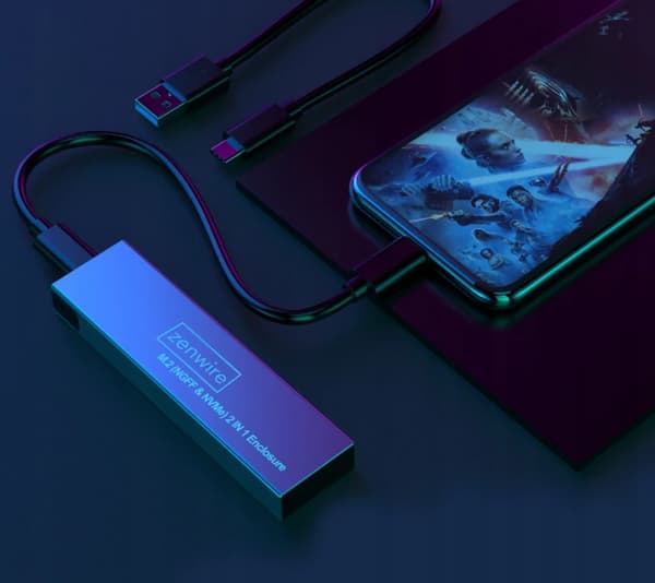 BS-2809S SSD-kaappi NVME/SATA PCIe M.2 USB-C