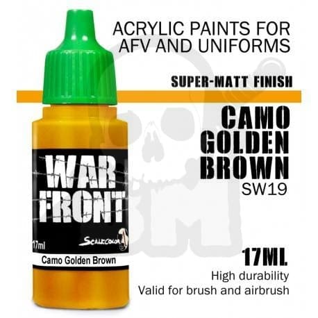 SW-19 Krigsfront Camo Gyldenbrun
