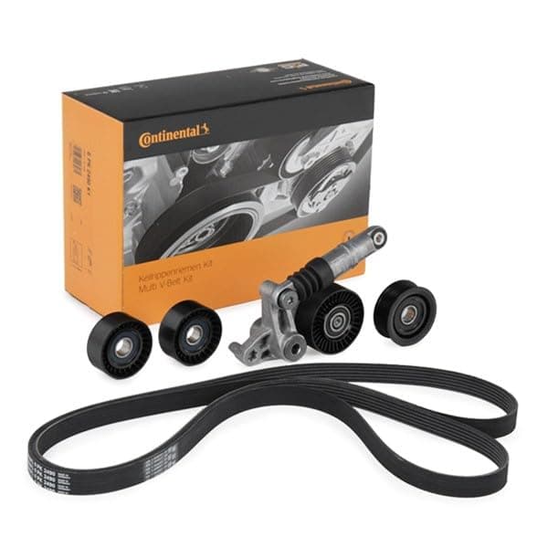 Multiremsats (med spännare) CONTITECH 6-pack 2490 K1