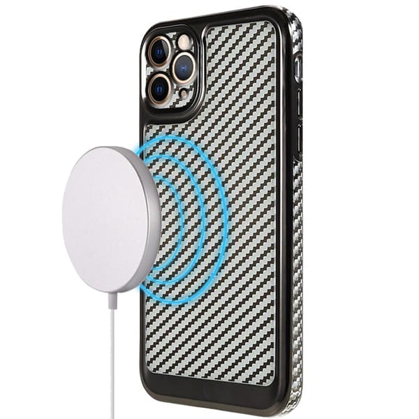 iPhone 11 Pro Carbon Slim-skal, Svart