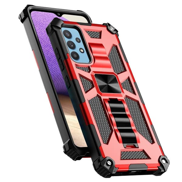 Samsung Galaxy A32 5G Armor Stativskal, Röd