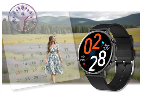 Damsmartwatch Rubicon RNCE98 - Samtal, Pulsoximeter (sr043b)