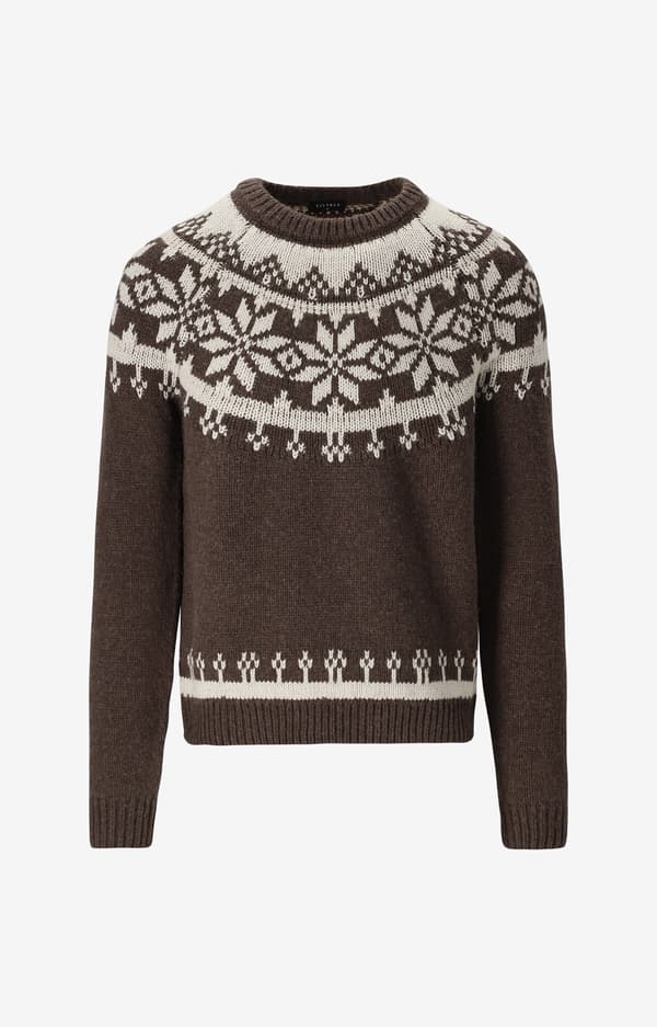 Julemønster sweater L