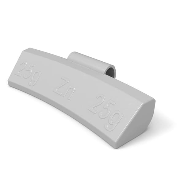 ZINKKLIPPEDE LODER TIL ALUMINIUMSFÆLGE ALU-LODER 25G 100 STK.