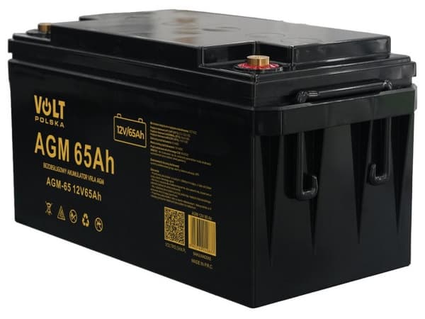 Volt Polska AGM 12V 65Ah VRLA batteri