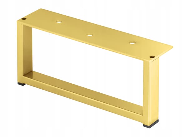 Møbelben, sengefod, guld, loft, industriel, 20x8,7 cm H87