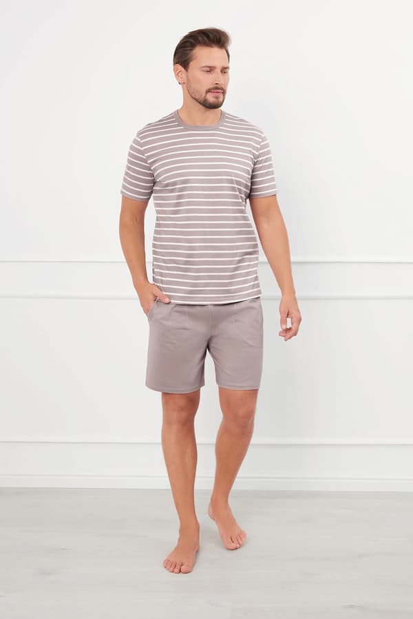 Bert herrpyjamas, korta ärmar, korta byxor M