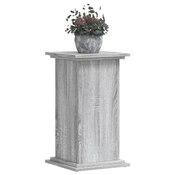 vidaXL Växtställ, Grå Sonoma Ek, 33x33x60 cm
