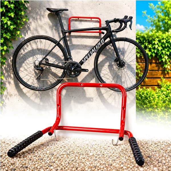 Vägghängare för cykel, bräda, skidor