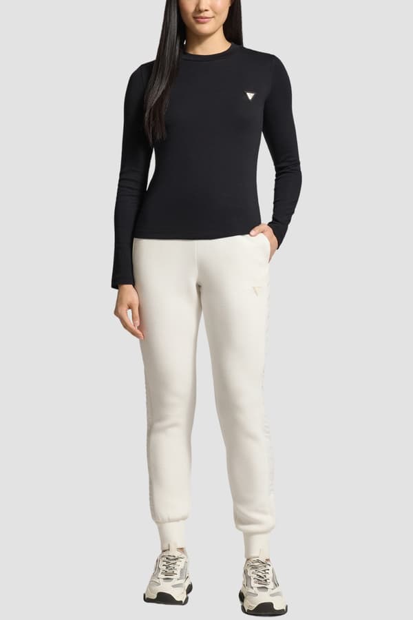 Guess Sort Dame Langærmet T-shirt Sonia L