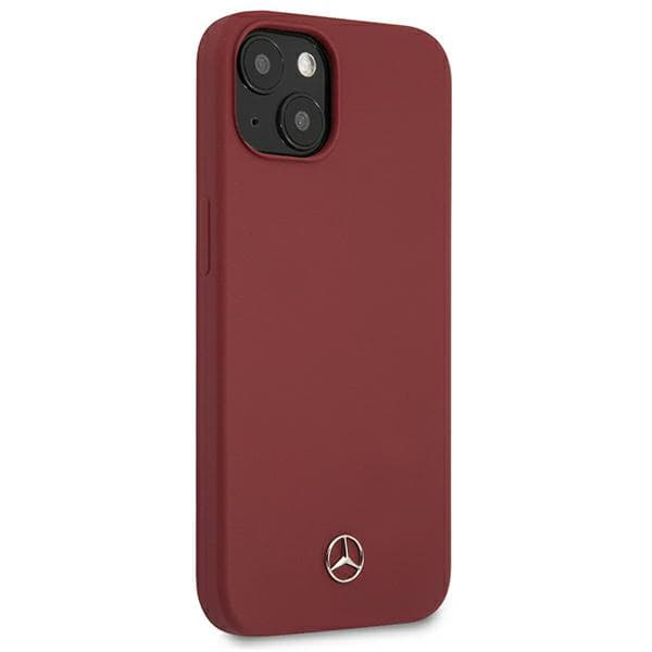 Mercedes Silikone Line Etui til iPhone 13 mini, Rød