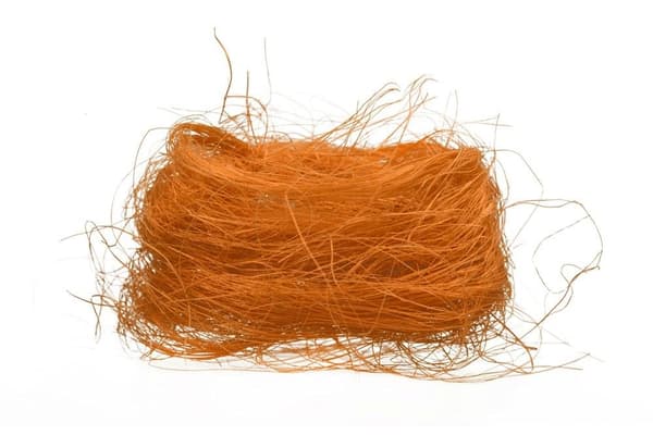 Forårsdekoration sisal creme orange