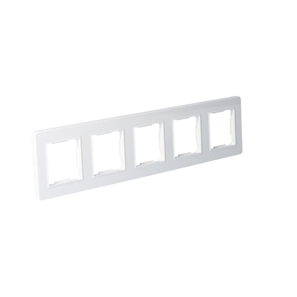 Femdelad ram, plast, vit, online-sortiment