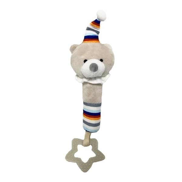 Legetøj med lyd bamse 17 cm