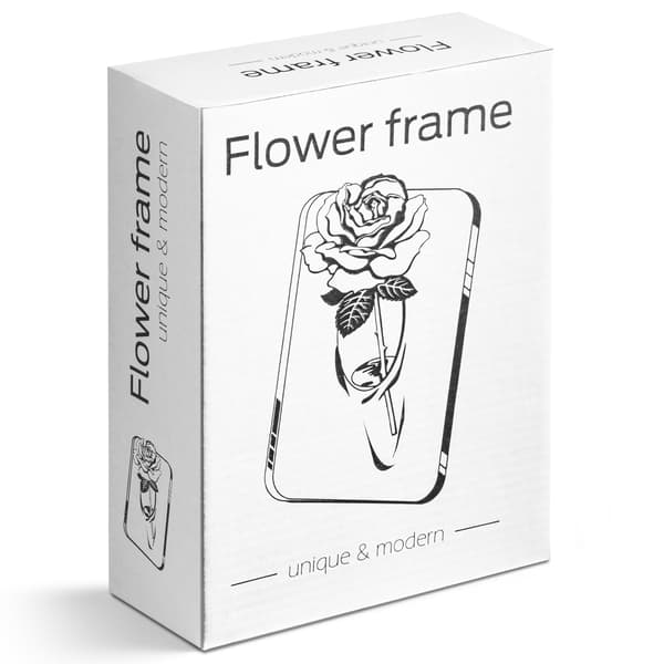 Blomsterrammevase - BLÅ