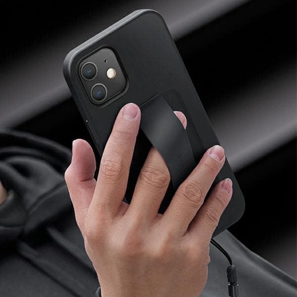 UNIQ Heldro cover med rem til iPhone 12 mini, sort