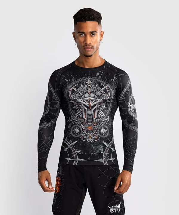 Venum Rashguard Gladiator 5.0 Långärmad Svart/Silver L