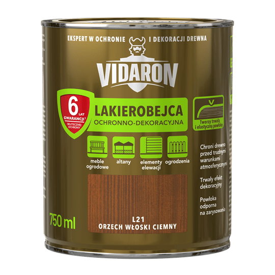 Vidaron mørk valnødbejdse 750ml L21