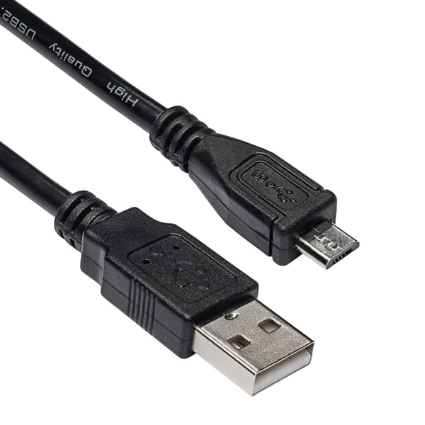 USB A - micro USB B 2.0-kabel Akyga AK-USB-21 Surfplattans strömkabel 1m