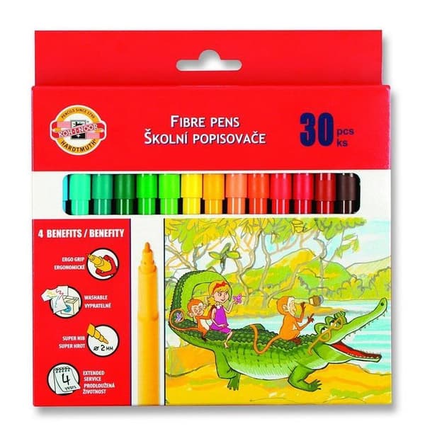 Markerpenne 30 farver