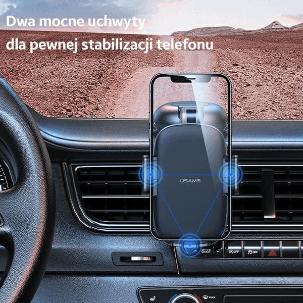 USAMS Cockpit-/Vindrutefäste Svart