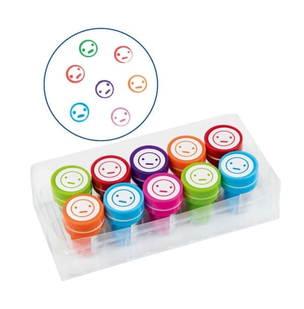 Neutrale smiley stempler FIORELLO