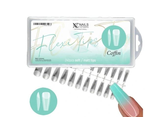 Nails Company Flexi Tips Coffin 240 st