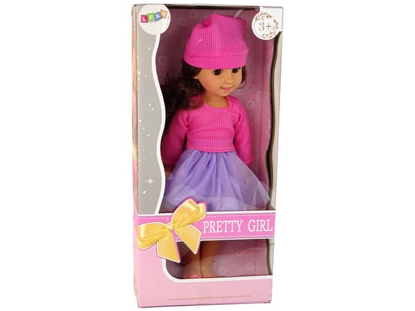 Babydocka Flicka Brunt Hår
