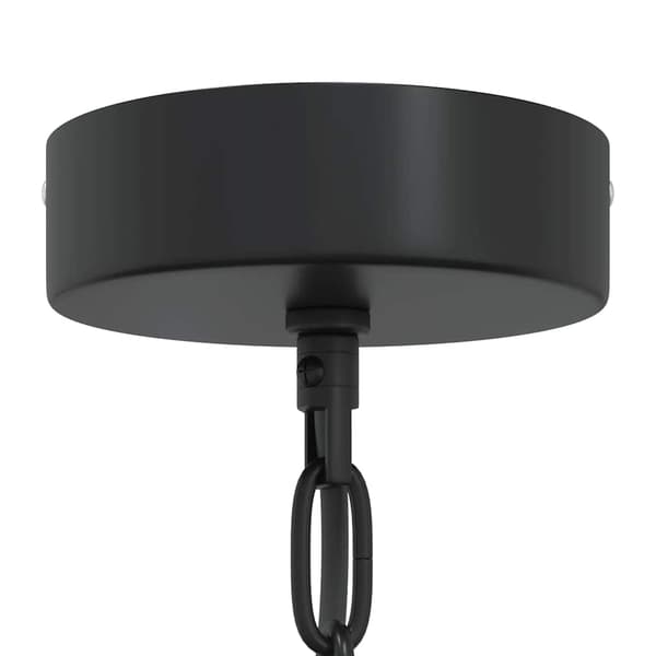 vidaXL pendellampe E27 sort Ø 31 cm jern