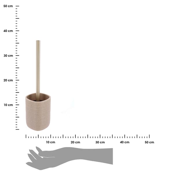 Neil beige toiletbørste 37 cm
