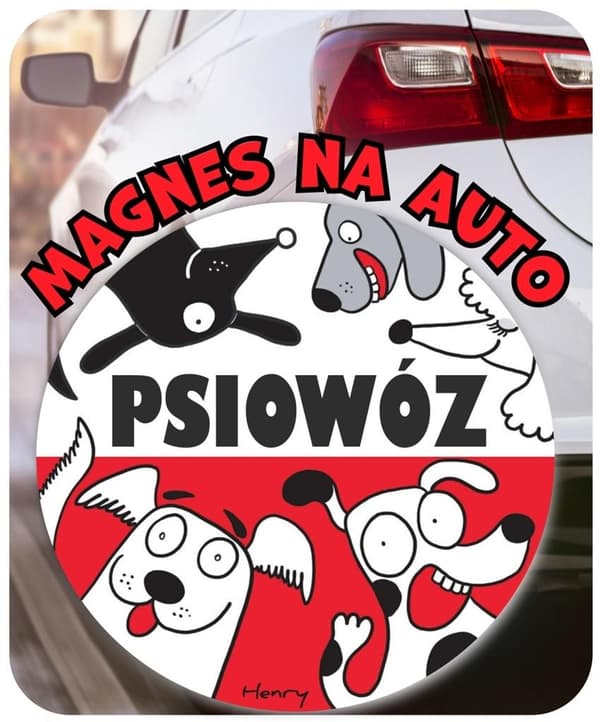 KOIRA-AUTO-automagneetti