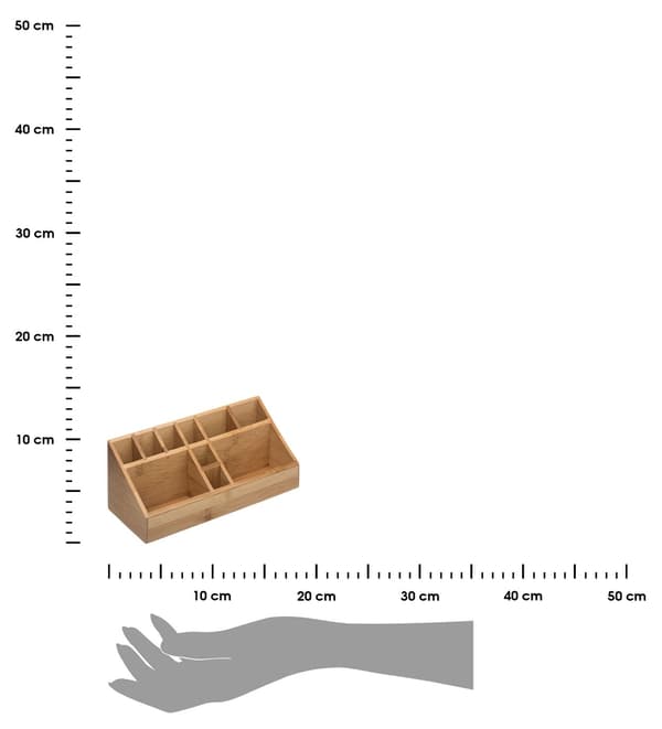 Kosmetikförvaring med 10 fack