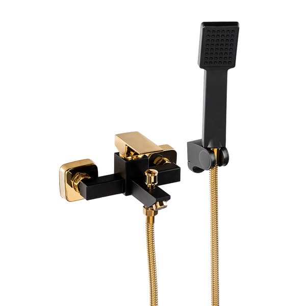 VÆGMONTERET BADEKARBARARBAR S-1176BG SORT/GULD