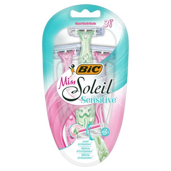 BIC Miss Soleil Sensitive barberkniv - 3 stk.