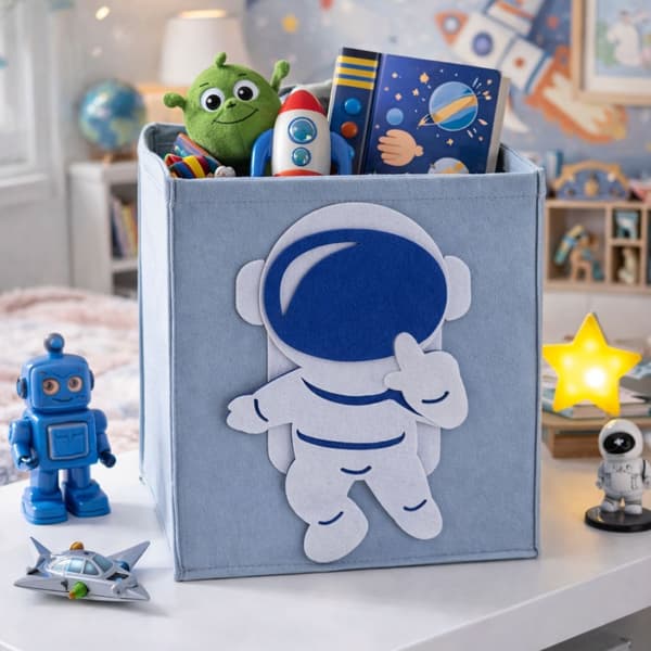 Astronautkorg i textil för leksaker och tillbehör